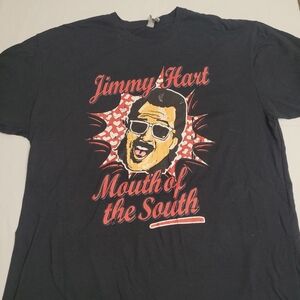 Hogan's Beach Shop Jimmy Hart Mouth Of The South T-shirt Mens XL Black Hulk